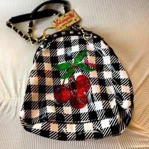 Betsy Johnson cherry purse